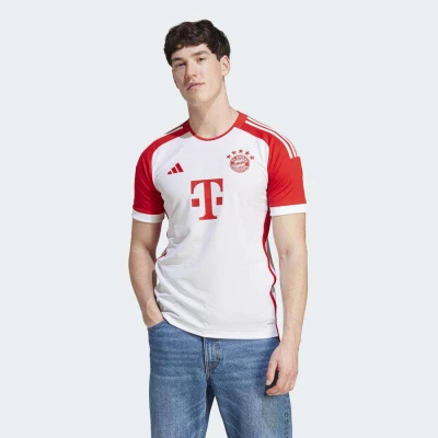 CAMISA ADIDAS BAYERN MUNCHEN OFICIAL I 23/24 TORCEDOR - Branco/vermelho CAMISA ADIDAS BAYERN MUNCHEN OFICIAL I 23/24 TORCEDOR - Branco/vermelho