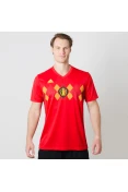 CAMISA ADIDAS BÉLGICA OFICIAL 1 2018 SEM NÚMERO - Vermelho/amarelo CAMISA ADIDAS BÉLGICA OFICIAL 1 2018 SEM NÚMERO - Vermelho/amarelo