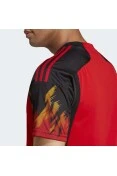 CAMISA ADIDAS BÉLGICA OFICIAL I 2022 TORCEDOR MASCULINA - Vermelho/preto CAMISA ADIDAS BÉLGICA OFICIAL I 2022 TORCEDOR MASCULINA - Vermelho/preto