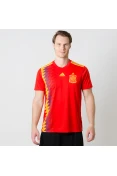 CAMISA ADIDAS ESPANHA OFICIAL 1 2018 SEM NÚMERO - Vermelho/amarelo CAMISA ADIDAS ESPANHA OFICIAL 1 2018 SEM NÚMERO - Vermelho/amarelo