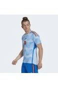 CAMISA ADIDAS ESPANHA OFICIAL II 2022 TORCEDOR MASCULINA - Azul celeste/azul