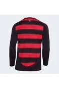 CAMISA ADIDAS FLAMENGO I 2025/26 M/L MASCULINO - Vermelho/preto