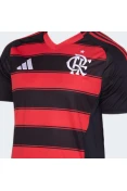 CAMISA ADIDAS FLAMENGO OF I 25/26 MASCULINO - Vermelho/preto