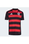 CAMISA ADIDAS FLAMENGO OF I 25/26 MASCULINO - Vermelho/preto