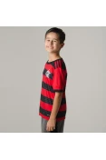 CAMISA ADIDAS FLAMENGO OFICIAL 1 2018 SEM NÚMERO INFANTIL - Vermelho/preto CAMISA ADIDAS FLAMENGO OFICIAL 1 2018 SEM NÚMERO INFANTIL - Vermelho/preto