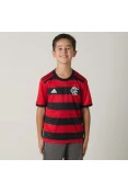 CAMISA ADIDAS FLAMENGO OFICIAL 1 2018 SEM NÚMERO INFANTIL - Vermelho/preto CAMISA ADIDAS FLAMENGO OFICIAL 1 2018 SEM NÚMERO INFANTIL - Vermelho/preto