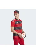 CAMISA ADIDAS FLAMENGO OFICIAL I 2023 TORCEDOR - Vermelho/preto