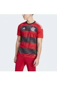 CAMISA ADIDAS FLAMENGO OFICIAL I 2023 TORCEDOR - Vermelho/preto
