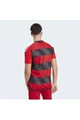 CAMISA ADIDAS FLAMENGO OFICIAL I 2023 TORCEDOR - Vermelho/preto