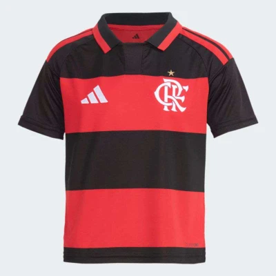 CAMISA ADIDAS FLAMENGO OFICIAL I 26/27 - Vermelho/preto