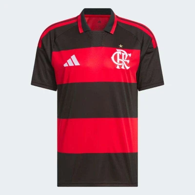 CAMISA ADIDAS FLAMENGO OFICIAL I 26/27 MASCULINA - Vermelho/preto
