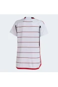 CAMISA ADIDAS FLAMENGO OFICIAL II 2023/24 FEMININA - Branco/vermelho