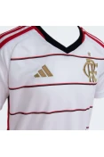 CAMISA ADIDAS FLAMENGO OFICIAL II 2023/24 INFANTIL - Branco/vermelho