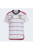 CAMISA ADIDAS FLAMENGO OFICIAL II 2023/24 INFANTIL - Branco/vermelho