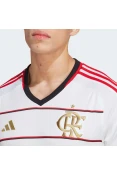 CAMISA ADIDAS FLAMENGO OFICIAL II 2023/24 TORCEDOR MASCULINA - Branco/vermelho CAMISA ADIDAS FLAMENGO OFICIAL II 2023/24 TORCEDOR MASCULINA - Branco/vermelho