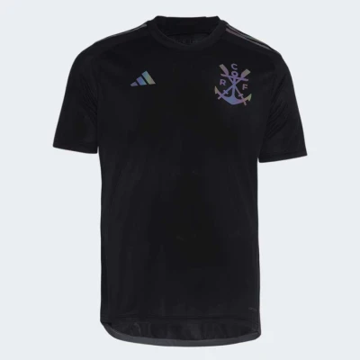 CAMISA ADIDAS FLAMENGO OFICIAL III 2023/24 TORCEDOR - Preto