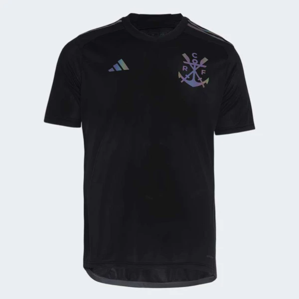 CAMISA ADIDAS FLAMENGO OFICIAL III 2023/24 TORCEDOR - Preto