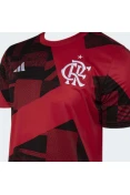 CAMISA ADIDAS FLAMENGO PRÉ JOGO 2023 MASCULINA - Vermelho/preto