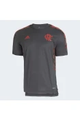 CAMISA ADIDAS FLAMENGO TREINO MASCULINO - Grafite/vermelho CAMISA ADIDAS FLAMENGO TREINO MASCULINO - Grafite/vermelho