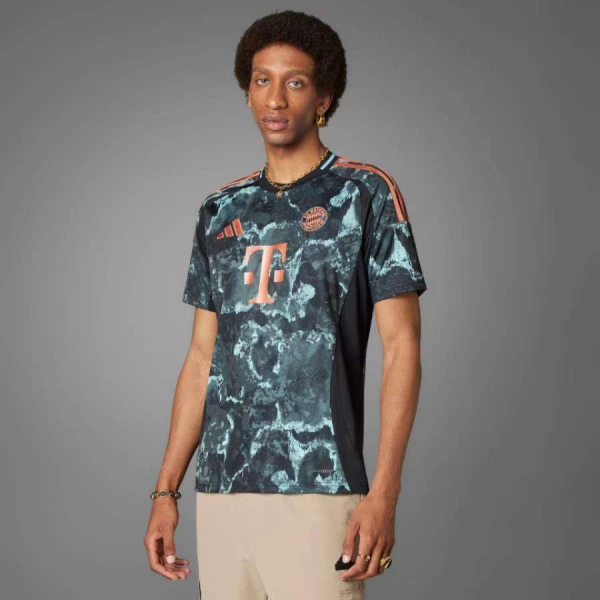 CAMISA ADIDAS II FC BAYERN 24/25 MASCULINA - Preto/bronze