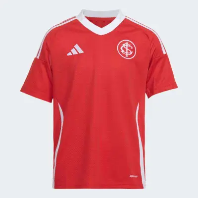 CAMISA ADIDAS INTERNACIONAL I 2025/26 INFANTIL - Vermelho/branco
