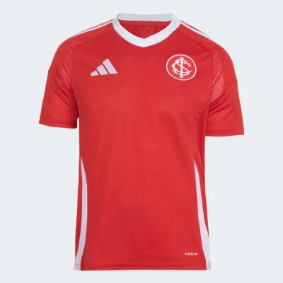CAMISA ADIDAS INTERNACIONAL I 2025/26 MASCULINO - Vermelho/branco