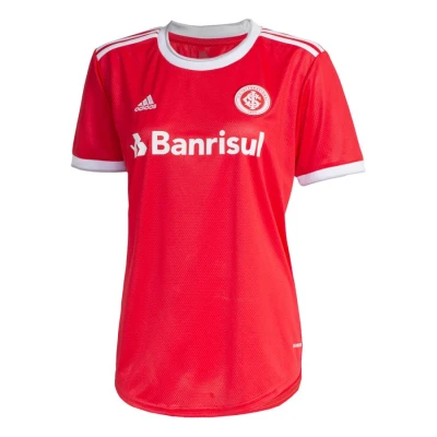 CAMISA ADIDAS INTERNACIONAL OFICIAL 1 2020 SEM NÚMERO FEMININA - Vermelho/branco