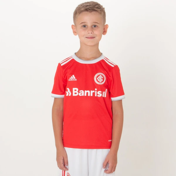 CAMISA ADIDAS INTERNACIONAL OFICIAL 1 2020 SEM NÚMERO INFANTIL - Vermelho/branco CAMISA ADIDAS INTERNACIONAL OFICIAL 1 2020 SEM NÚMERO INFANTIL - Vermelho/branco