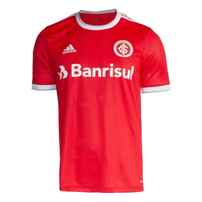 CAMISA ADIDAS INTERNACIONAL OFICIAL 1 2020 SEM NÚMERO - Vermelho/branco