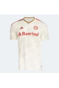 CAMISA ADIDAS INTERNACIONAL OFICIAL II 2022/23 MASCULINA - Bege/vermelho CAMISA ADIDAS INTERNACIONAL OFICIAL II 2022/23 MASCULINA - Bege/vermelho