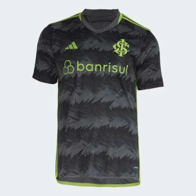 CAMISA ADIDAS INTERNACIONAL OFICIAL III 2023/24 TORCEDOR - Grafite/verde CAMISA ADIDAS INTERNACIONAL OFICIAL III 2023/24 TORCEDOR - Grafite/verde