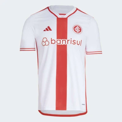 CAMISA ADIDAS INTERNALCIONAL OFICIAL II 2024/25 TORCEDOR MASCULINA - Branco/vermelho CAMISA ADIDAS INTERNALCIONAL OFICIAL II 2024/25 TORCEDOR MASCULINA - Branco/vermelho