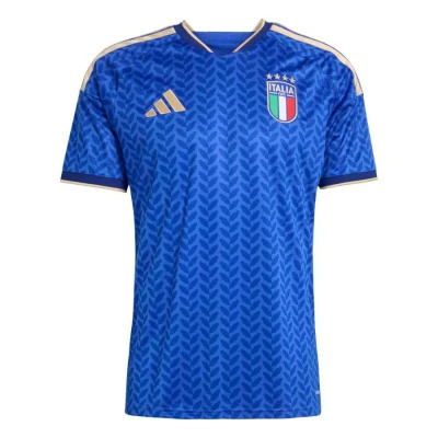 CAMISA ADIDAS ITÁLIA OFICIAL I 2026 MASCULINA - Azul/dourado