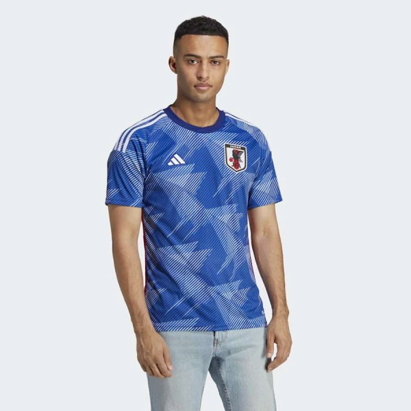 CAMISA ADIDAS JAPÃO OFICIAL I 2022 TORCEDOR MASCULINA - Azul/branco CAMISA ADIDAS JAPÃO OFICIAL I 2022 TORCEDOR MASCULINA - Azul/branco