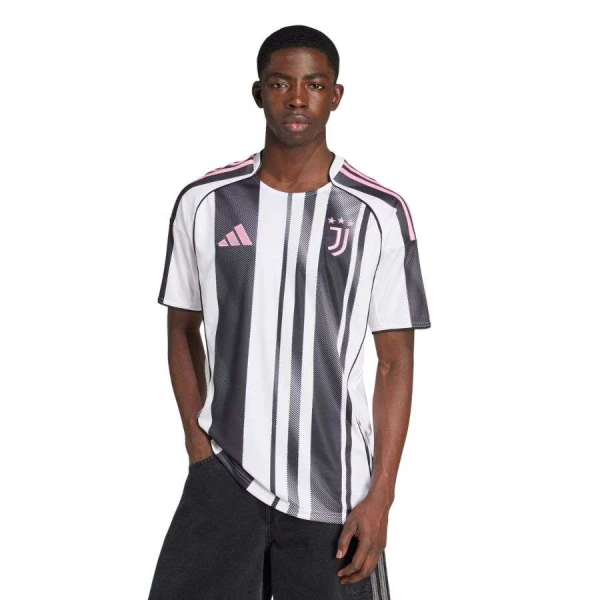 CAMISA ADIDAS JUVENTUS I 2025/26 MASCULINA - Branco/preto