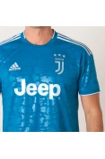 CAMISA ADIDAS JUVENTUS OFICIAL 3 2019/20 SEM NÚMERO - Azul/prata CAMISA ADIDAS JUVENTUS OFICIAL 3 2019/20 SEM NÚMERO - Azul/prata