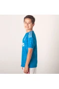 CAMISA ADIDAS JUVENTUS OFICIAL 3 2019/20 SEM NÚMERO INFANTIL - Azul/prata
