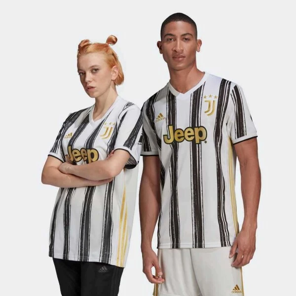 CAMISA ADIDAS JUVENTUS OFICIAL I 2020/21 S/N° - Branco/preto CAMISA ADIDAS JUVENTUS OFICIAL I 2020/21 S/N° - Branco/preto