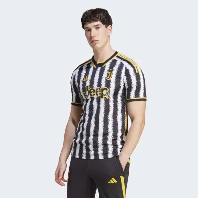 CAMISA ADIDAS JUVENTUS OFICIAL I 23/24 TORCEDOR - Branco/preto