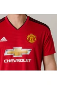 CAMISA ADIDAS MANCHESTER UNITED OFICIAL 1 2018/19 SEM NÚMERO - Vermelho/preto CAMISA ADIDAS MANCHESTER UNITED OFICIAL 1 2018/19 SEM NÚMERO - Vermelho/preto