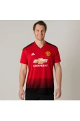 CAMISA ADIDAS MANCHESTER UNITED OFICIAL 1 2018/19 SEM NÚMERO - Vermelho/preto CAMISA ADIDAS MANCHESTER UNITED OFICIAL 1 2018/19 SEM NÚMERO - Vermelho/preto