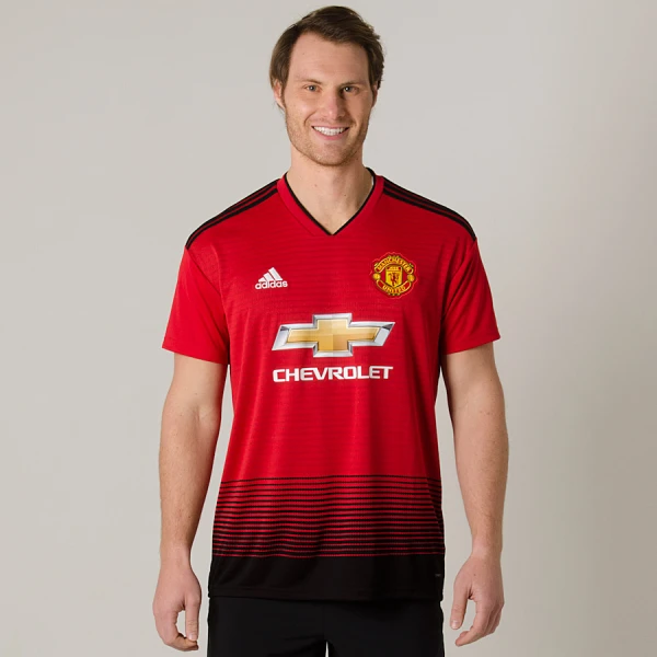 CAMISA ADIDAS MANCHESTER UNITED OFICIAL 1 2018/19 SEM NÚMERO - Vermelho/preto CAMISA ADIDAS MANCHESTER UNITED OFICIAL 1 2018/19 SEM NÚMERO - Vermelho/preto