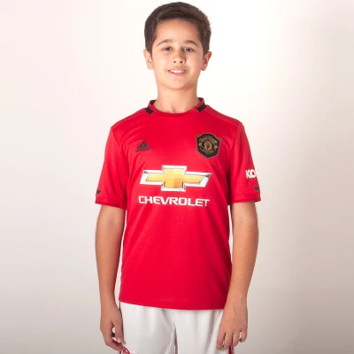 CAMISA ADIDAS MANCHESTER UNITED OFICIAL 1 2019/20 SEM NÚMERO INFANTIL - Vermelho/preto CAMISA ADIDAS MANCHESTER UNITED OFICIAL 1 2019/20 SEM NÚMERO INFANTIL - Vermelho/preto
