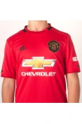 CAMISA ADIDAS MANCHESTER UNITED OFICIAL 1 2019/20 SEM NÚMERO INFANTIL - Vermelho/preto CAMISA ADIDAS MANCHESTER UNITED OFICIAL 1 2019/20 SEM NÚMERO INFANTIL - Vermelho/preto