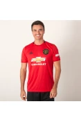 CAMISA ADIDAS MANCHESTER UNITED OFICIAL 1 2019/20 SEM NÚMERO - Vermelho/preto CAMISA ADIDAS MANCHESTER UNITED OFICIAL 1 2019/20 SEM NÚMERO - Vermelho/preto