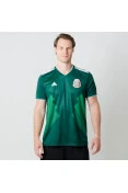 CAMISA ADIDAS MÉXICO OFICIAL 1 2018 SEM NÚMERO - Verde/branco CAMISA ADIDAS MÉXICO OFICIAL 1 2018 SEM NÚMERO - Verde/branco