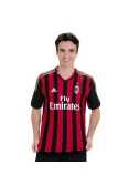 CAMISA ADIDAS MILAN OFICIAL 1 2013 SEM NUMERO - Vermelho/preto CAMISA ADIDAS MILAN OFICIAL 1 2013 SEM NUMERO - Vermelho/preto