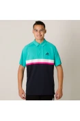 CAMISA ADIDAS POLO COLORBLOCK CLUB MASCULINA - Verde/marinho