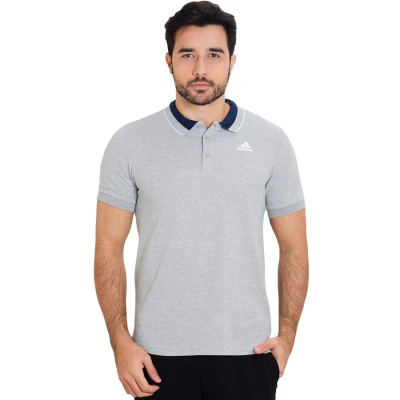 CAMISA ADIDAS POLO ESS MASCULINA - Cinza/marinho