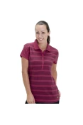 CAMISA ADIDAS POLO STRIPED FEMININA - Pink